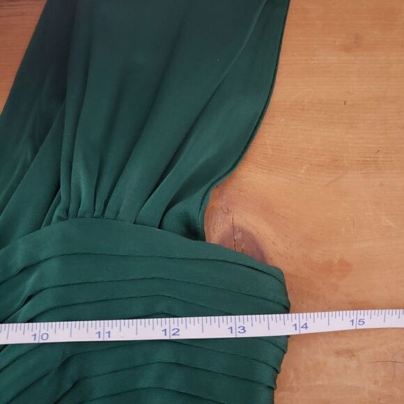 BCBG MaxAzria XXS Green Sleeveless Empire Waist Mini Dress NWOT - Picture 6 of 9